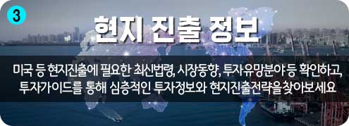 3단계) 현지 진출 정보