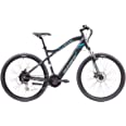 F.lli Schiano Braver Bicicleta eléctrica, Adultos Unisex, Negro-Azul, 27.5''
