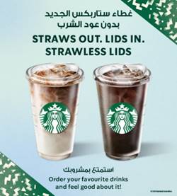 Starbucks marks a milestone as it launches its first ever straw-less lid across stores in MENA – Campaign Middle East