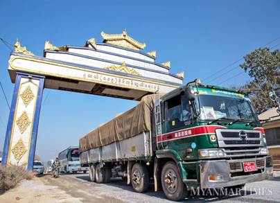 Sino-Myanmar border trade up $573.6 mln in current fiscal - MMRDRS