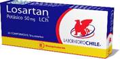 Losartán Potásico 50 mg | Laboratorio Chile | Teva