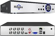 8 Channel DVR,Hiseeu 5MP Digital Video Recorder Advanced CCTV DVR for Security Camera,IPC/AHD/TVI/CVI/Analog 5 in 1 Hybrid...