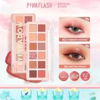 Product image PINKFLASH PinkDessert 12 Shades Eyeshadow Palette kosmetik alis High Pigment And Smooth Powder Long Lasting 1