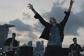 British band Coldplay filmed the music video for the song Man In The Moon in Singapore.