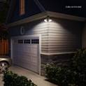 Defiant PAR Black Switch Activated Wired Outdoor 2-Head Security Flood Light  17000093 - The Home Depot