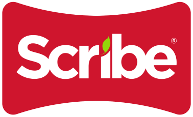 그림입니다.  원본 그림의 이름: scribe-logo-1.png  원본 그림의 크기: 가로 378pixel, 세로 230pixel